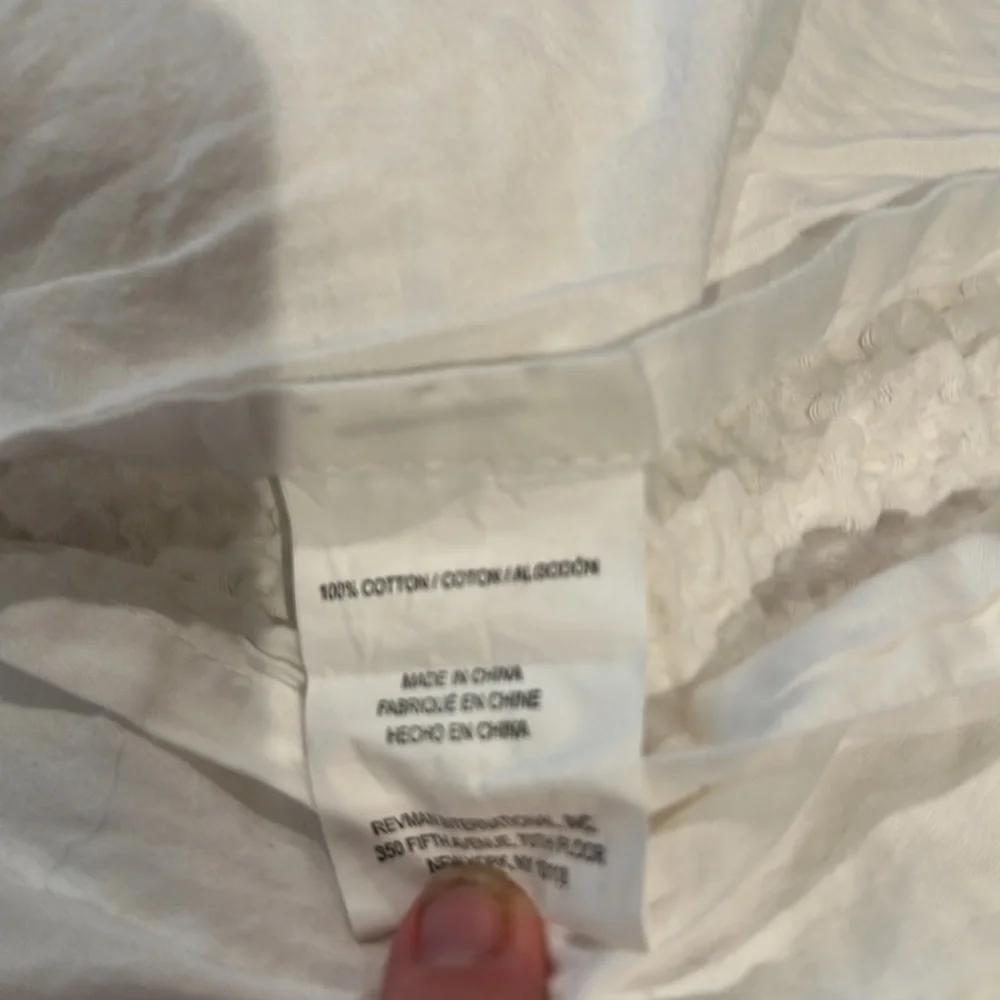 Textured Cotton Queen Pillow Sham Set (2) - 18x32”